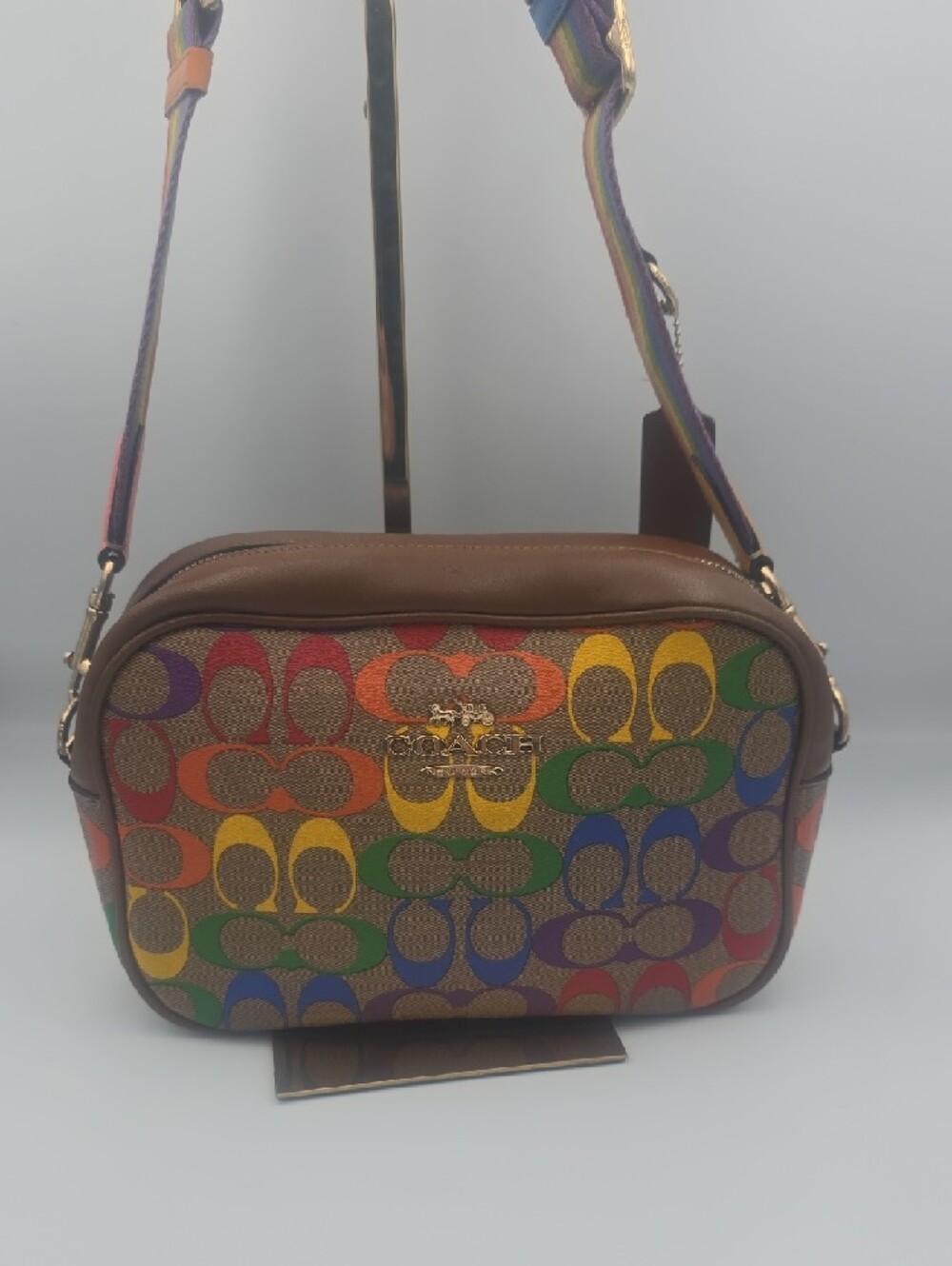 Coach Multicolor Pride Collection Signature Mono Crossbody W/ Strap/Tag (GOOD)🌈 - Picture 2 of 16